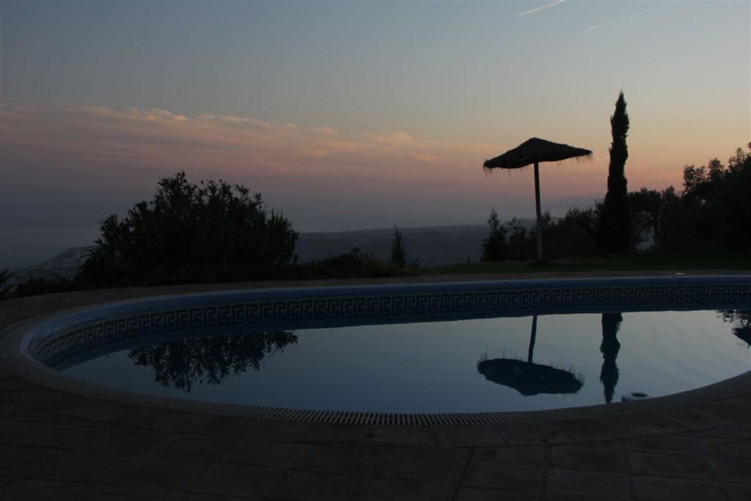 Pool am Abend Casa Castillo