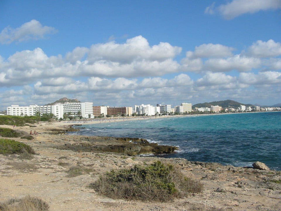 Weg am Strand Hipotels Bahia Grande