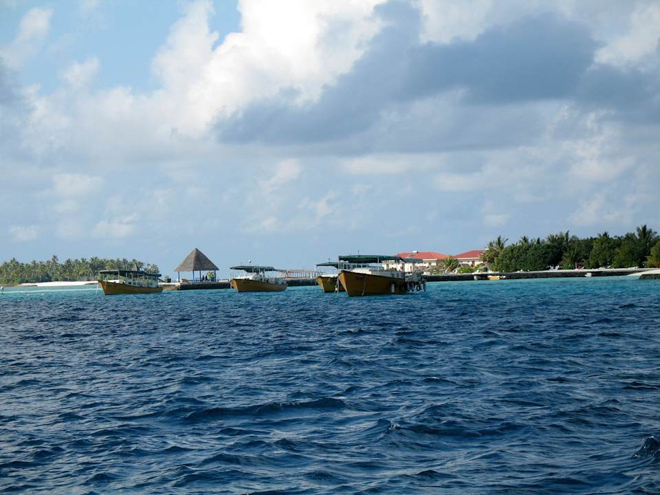 Blick auf die Insel Summer Island Maldives