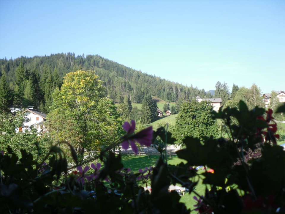 Balkonblick Pension Alpenbad