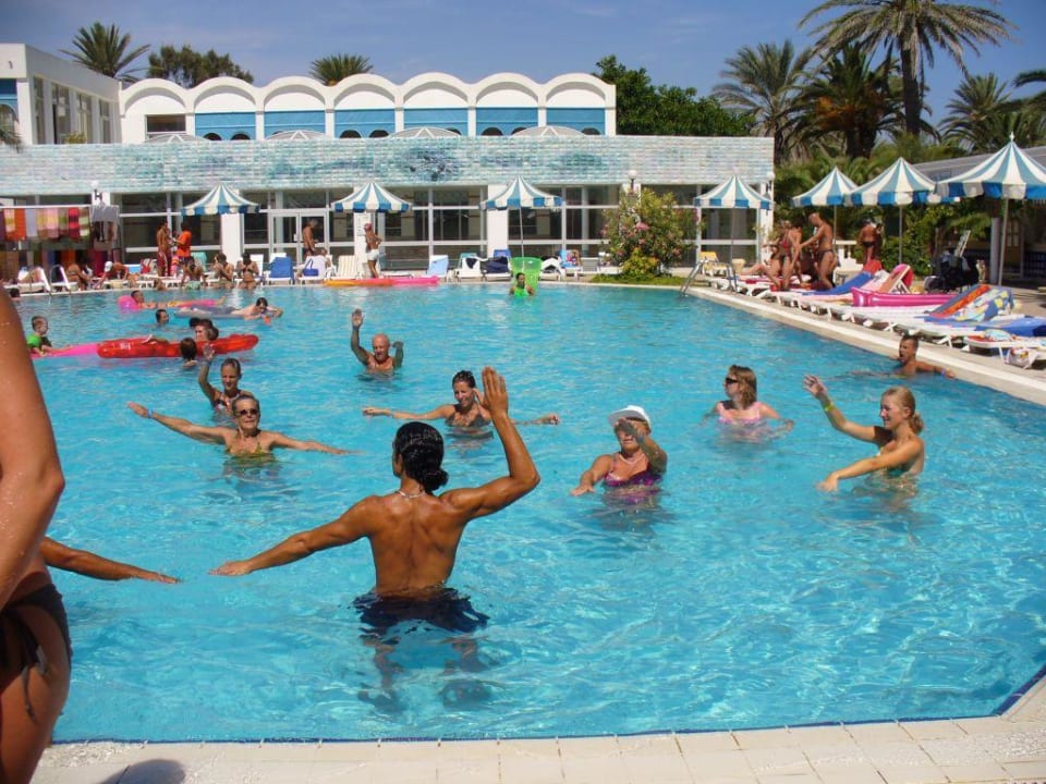 wassergymnastik Hotel Coralia Jawhara Palm Beach