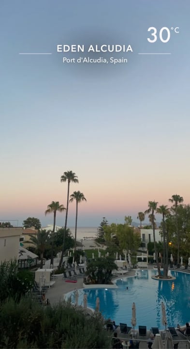 Ausblick allsun Hotel Eden Alcudia