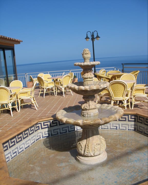 Terrasse mit Meerblick Hotel Sa Coma de Banyalbufar