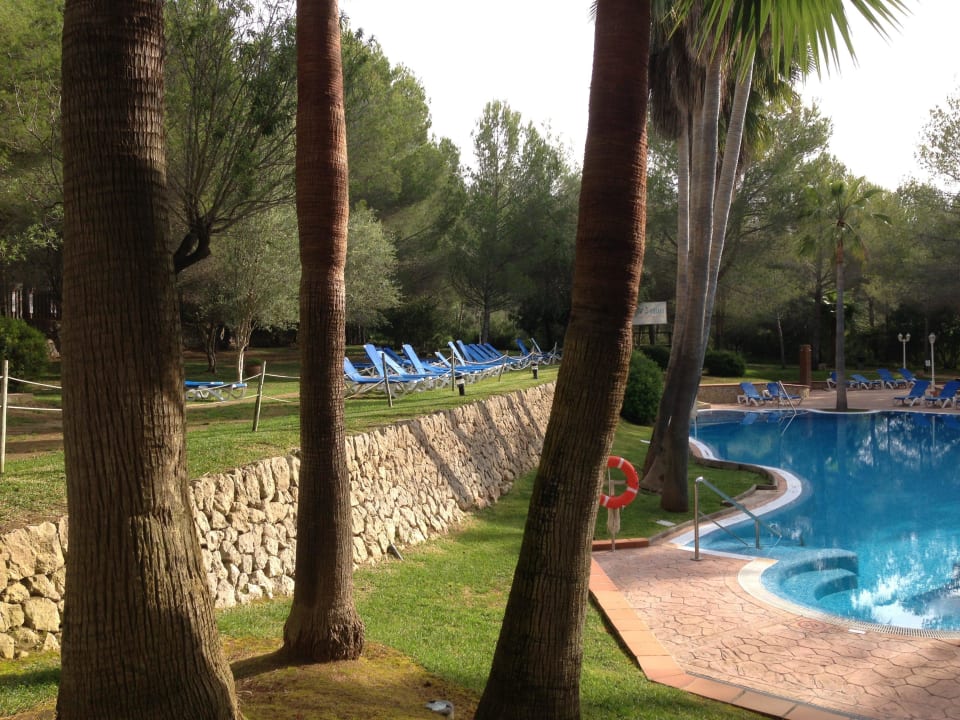 Gartenpool - 07:00 Morgens - Noch menschenleer Valentin Grand Park Suite Hotel