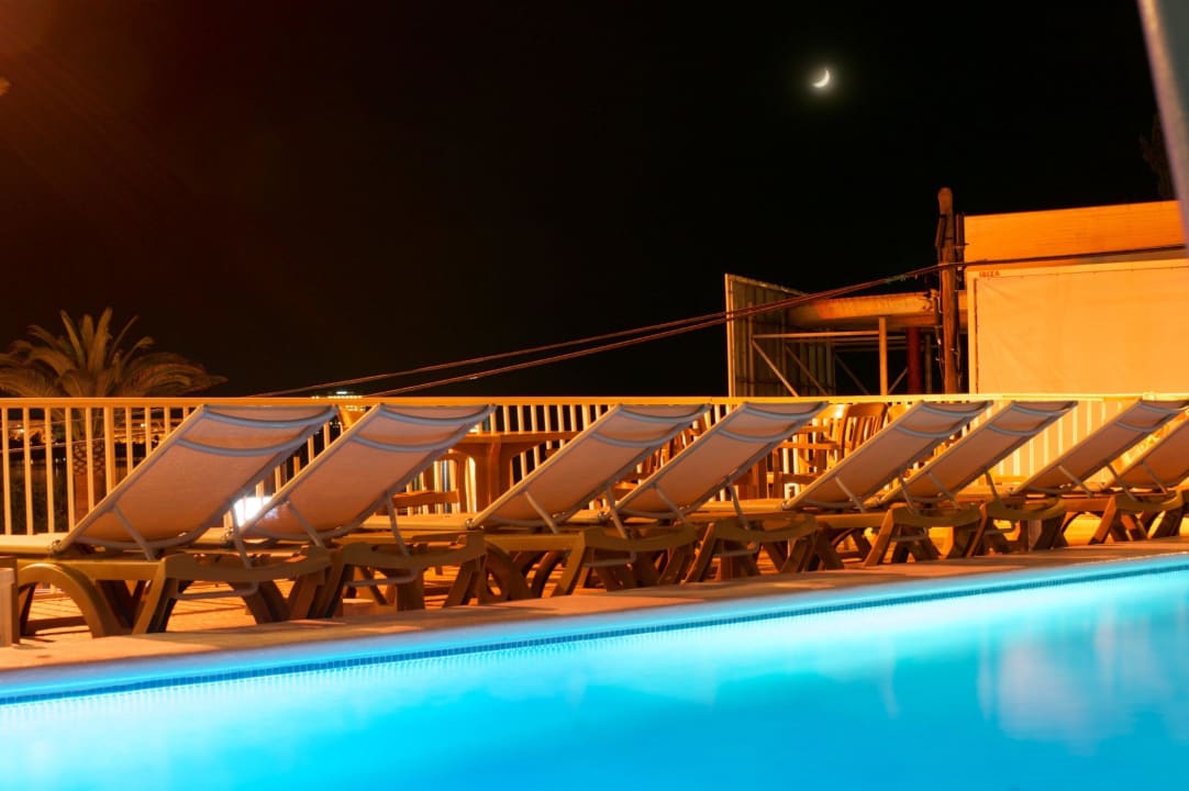 Pool bei Nacht Hotel Osiris