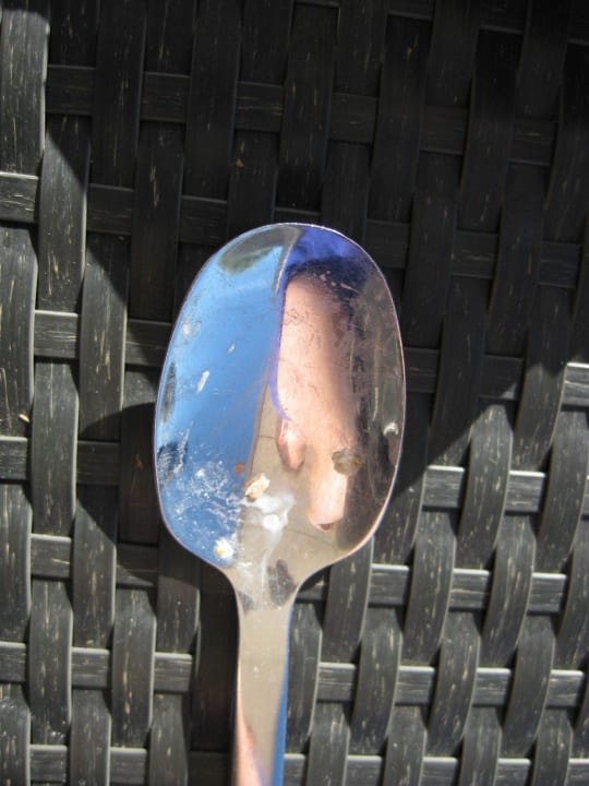 Verschmutztes Besteck - leider kein Einzelfall Meliá Madeira Mare