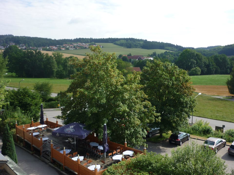 Blick vom Balkon AktiVital Hotel
