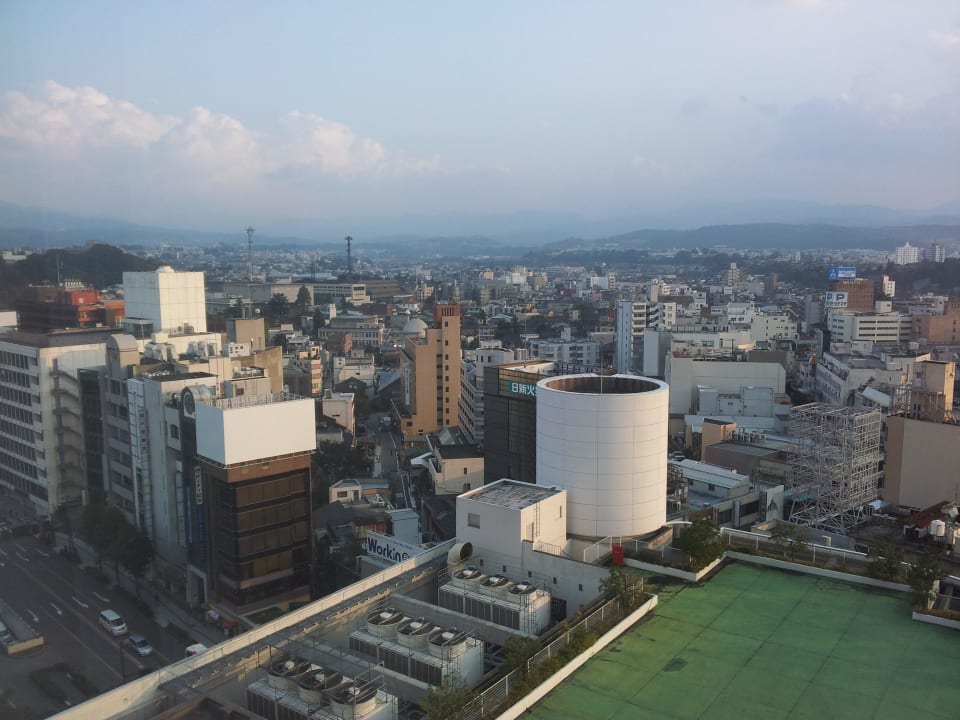 Widok na miasto Kanazawa Tokyu Hotel