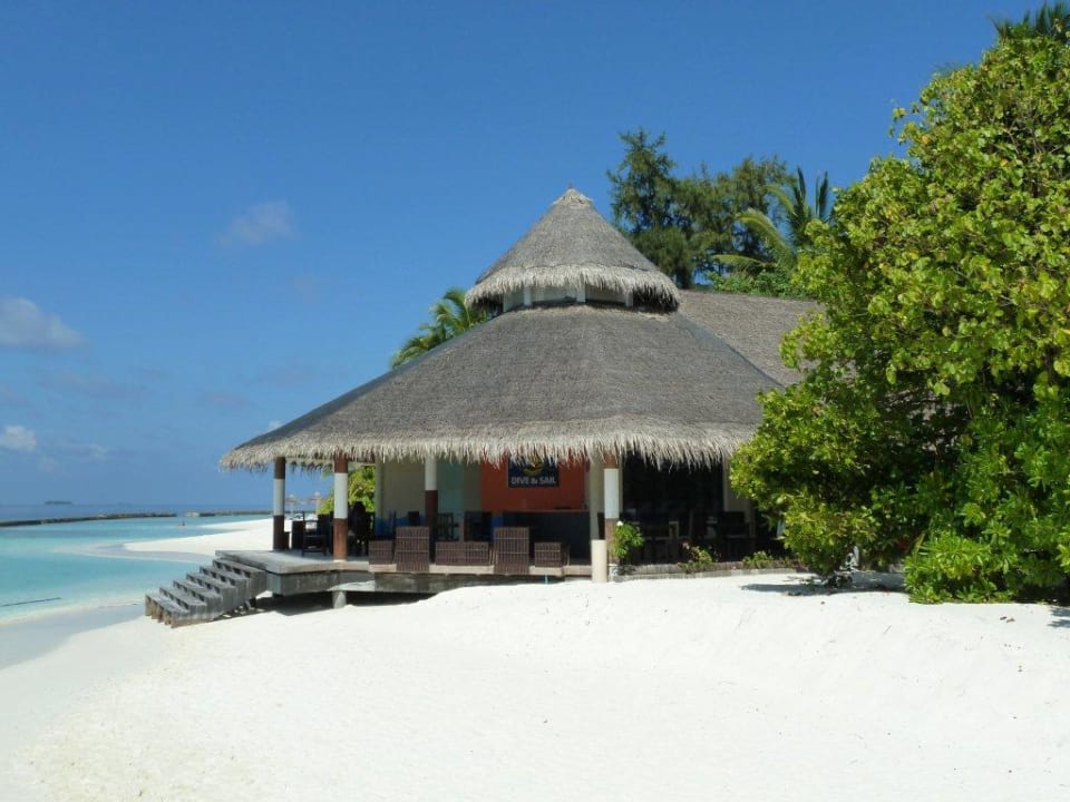 Tauchbasis vom Strand aus Ellaidhoo Maldives by Cinnamon
