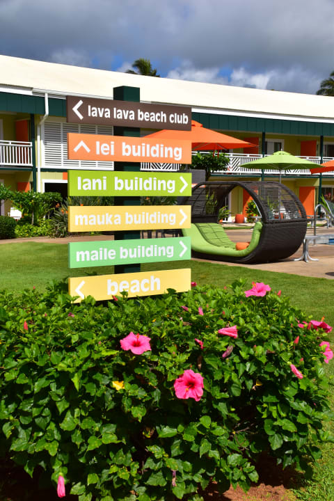 Gartenanlage Kauai Shores Hotel