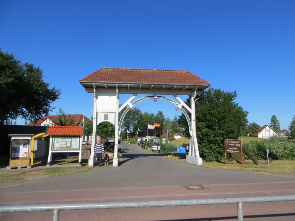 Eingangstor zum Feriendorf Altes Land Feriendorf Altes Land