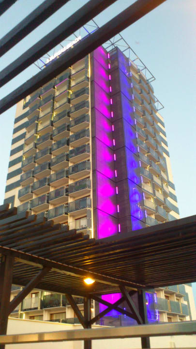 Night view Burgas Beach Hotel