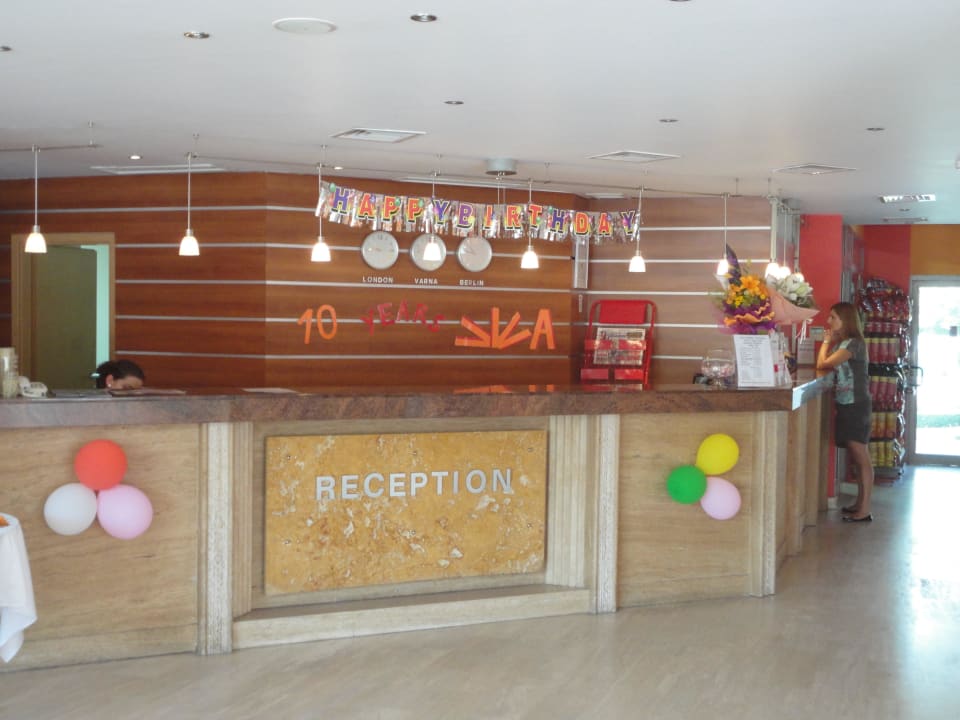 Rezeption 10 jähriges Jubiläum HVD Viva Club Hotel