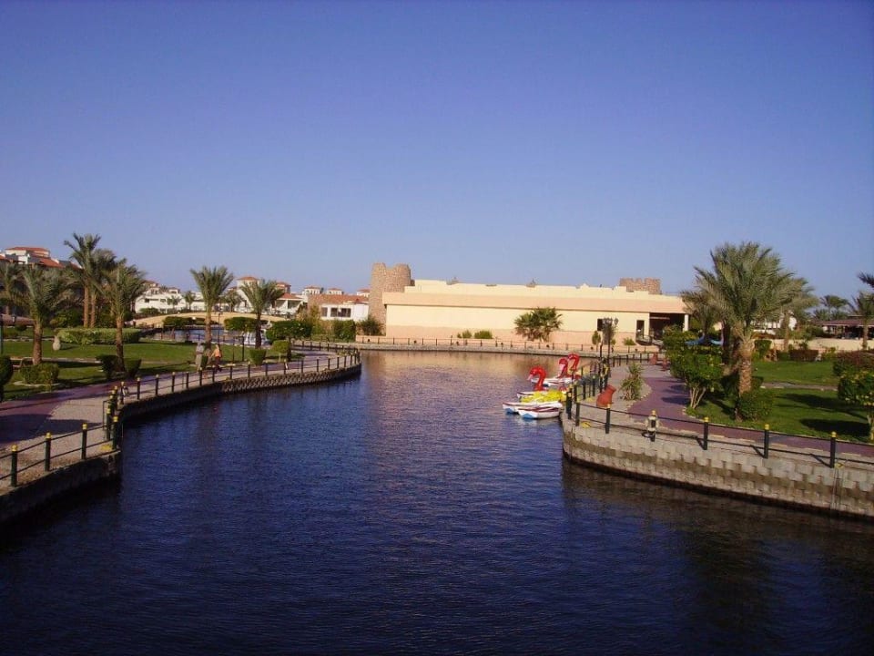 Hoteleigene Meerwasserlagune Pickalbatros Dana Beach Resort - Hurghada