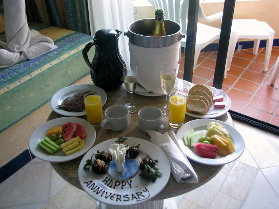 Sektfrühstück zum 40. Hochzeitstag Sandos Playacar Beach Resort