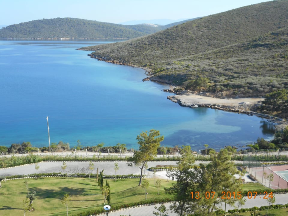 Z okna La Blanche Island Bodrum