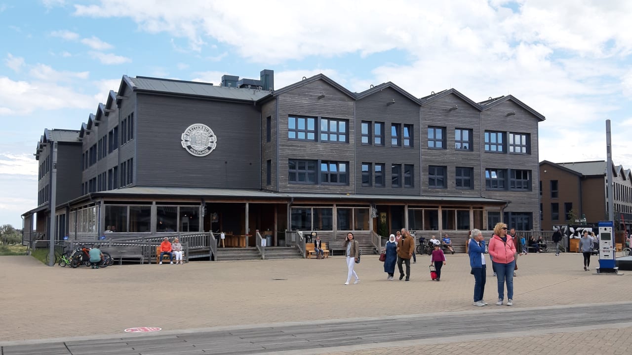 Außenansicht Bretterbude Heiligenhafen