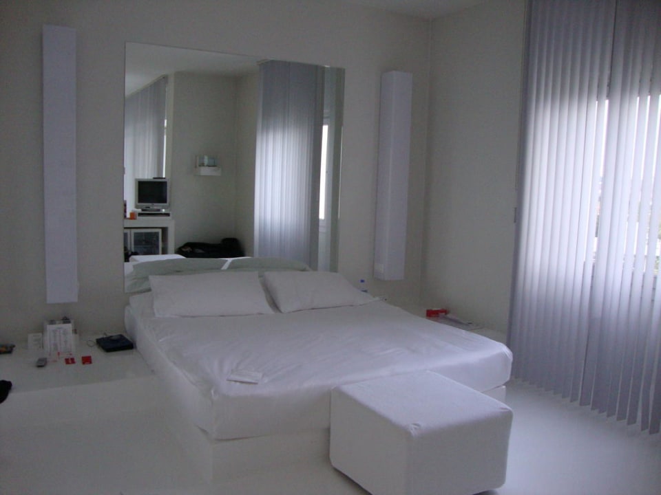 Bett/Schlafbereich Hotel SU & Aqualand