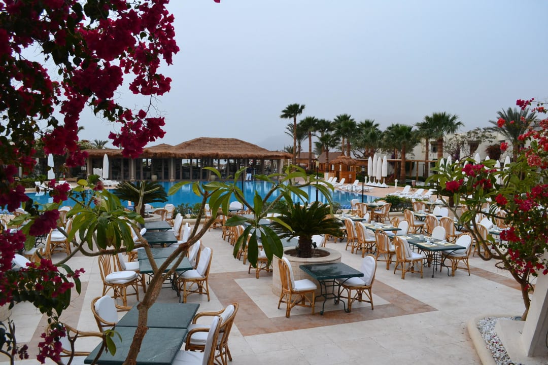 Pool mit Früstückbereich Swiss Inn Resort Dahab