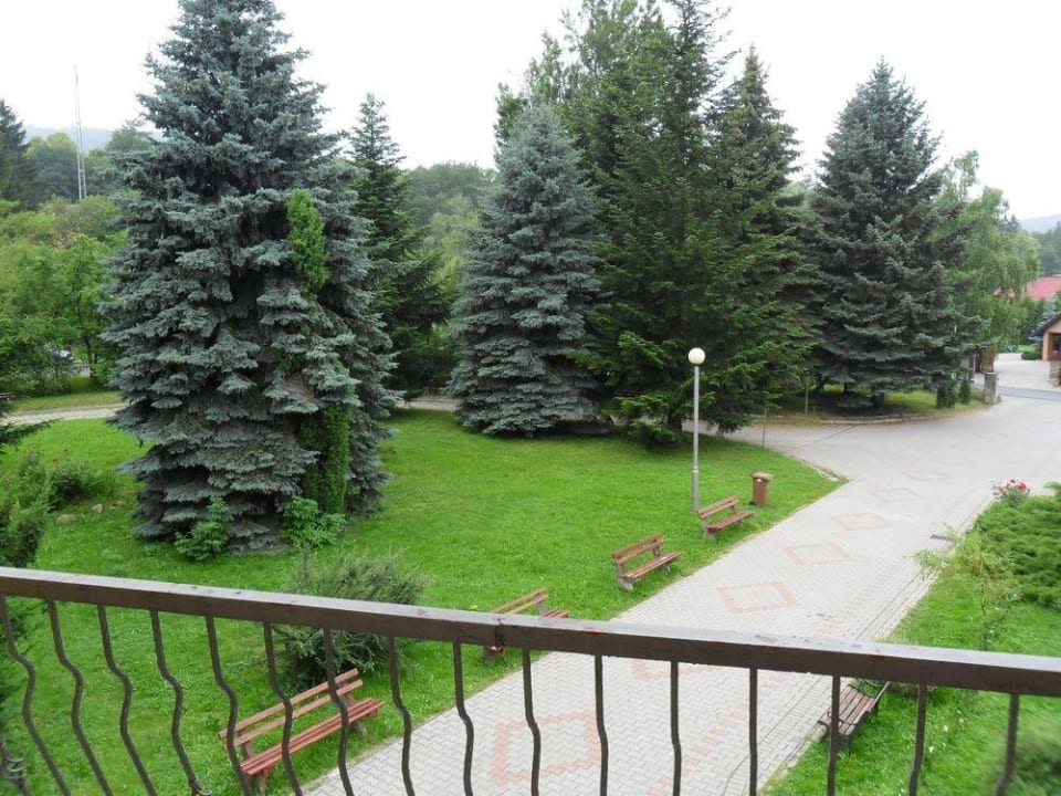 WIdok z tarasu Hotel Chrobry