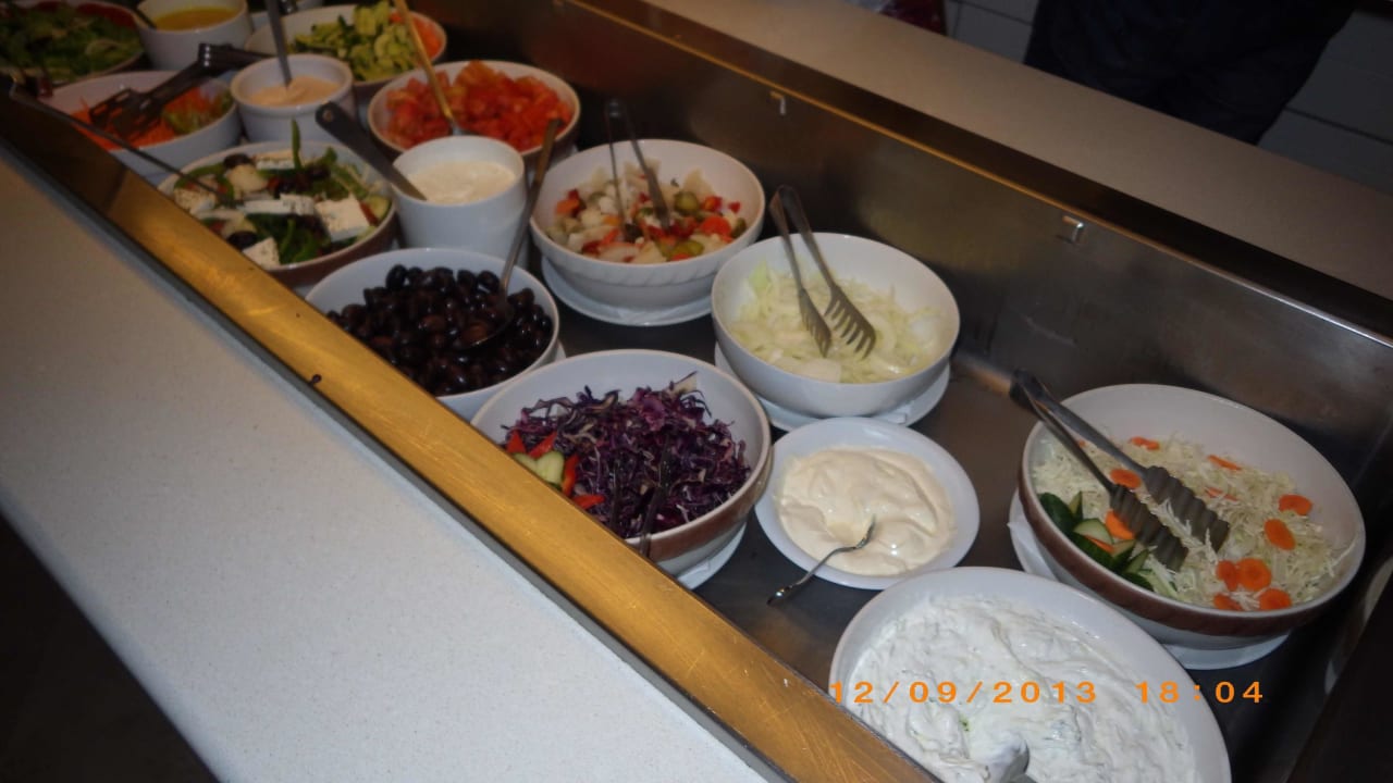 Salatbar Knossos Beach Bungalows Suites Resort & Spa