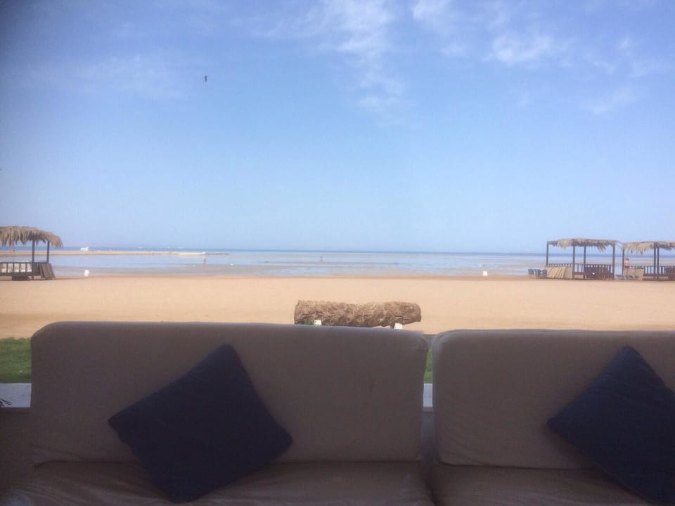 Ausblick von der Strandbar JAZ Aquamarine Resort