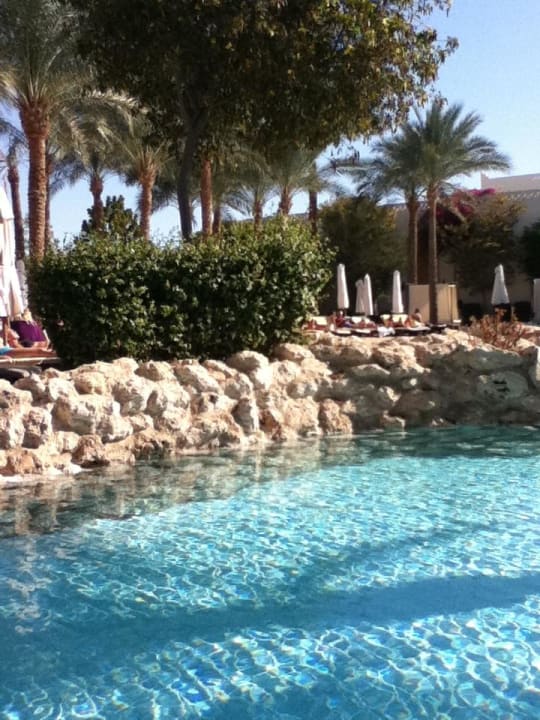 Blick auf einen der vielen Pools Ghazala Gardens