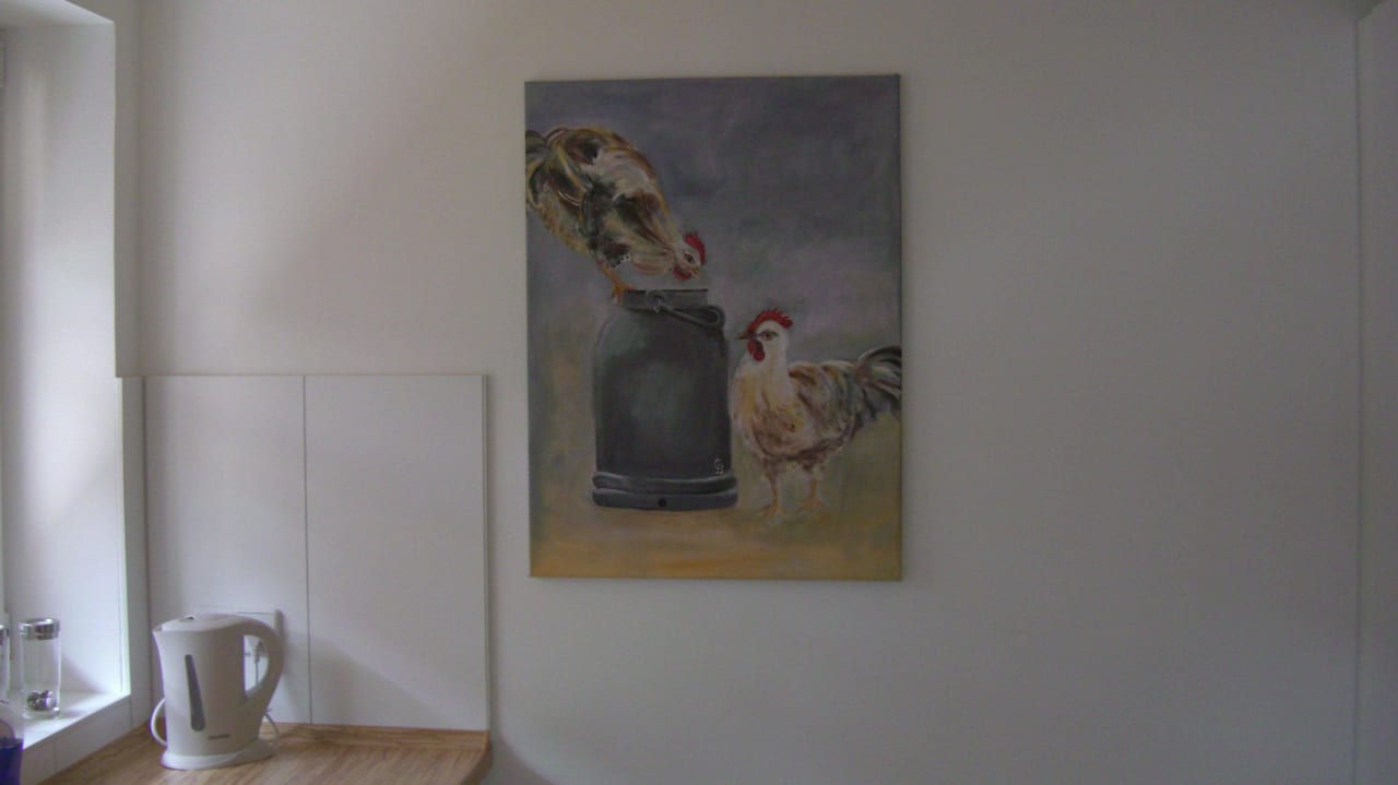 Schönes Bild in der Küche Ferienwohnung Kleine Brise