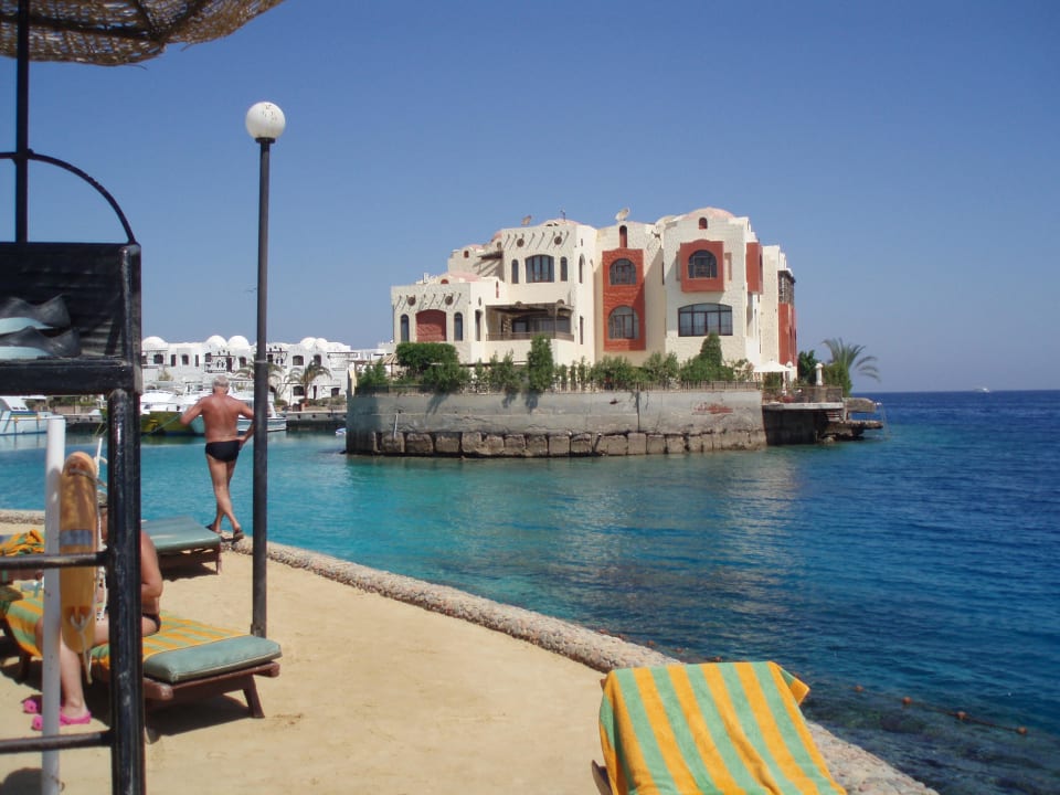 Aussicht auf das Haus der Eigentümer Arabella Azur Resort