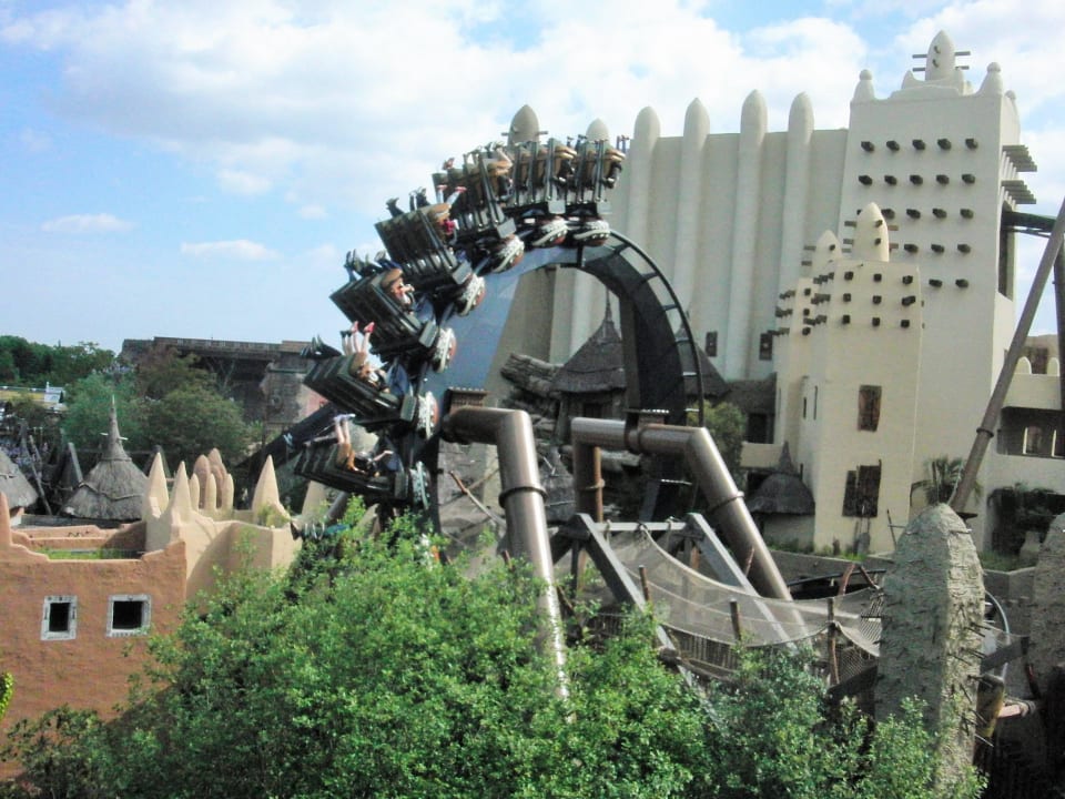 Blick vom Balkon Hotel Matamba - Phantasialand Erlebnishotel