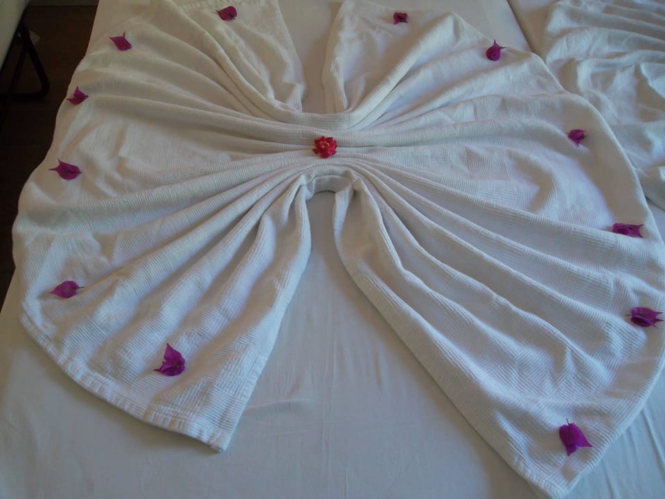 Le lit décoré Mirage World Hotel Marmaris