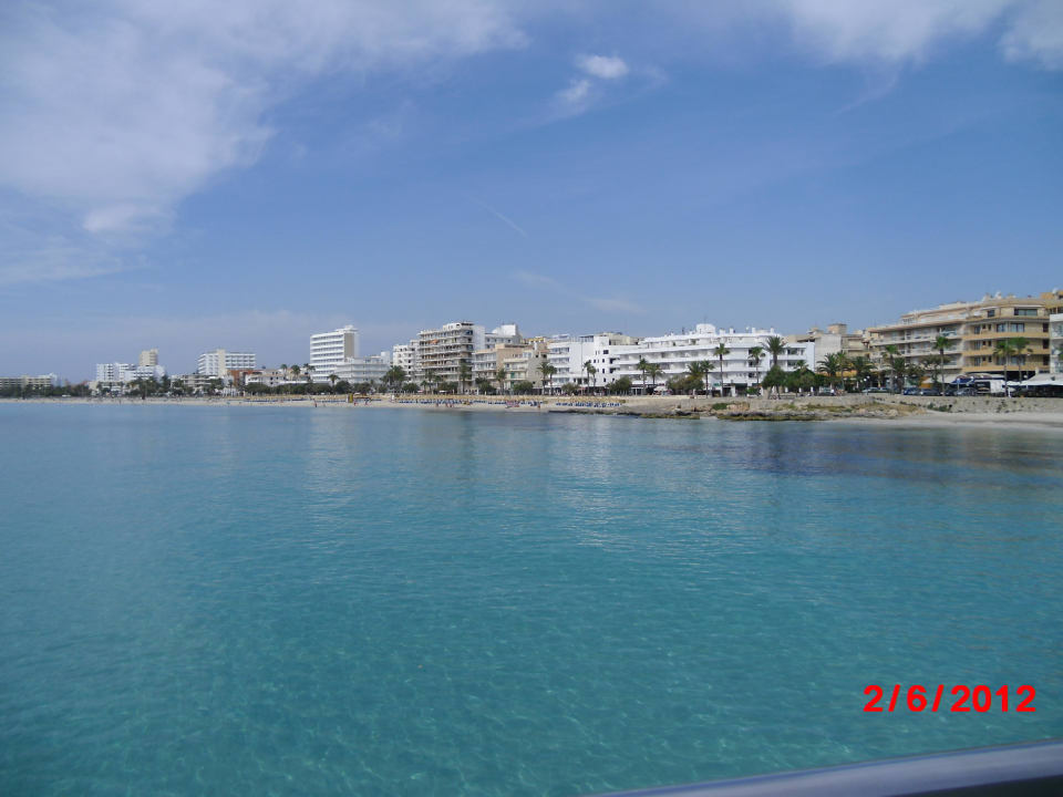 Blick zum Hotel Hipotels Don Juan