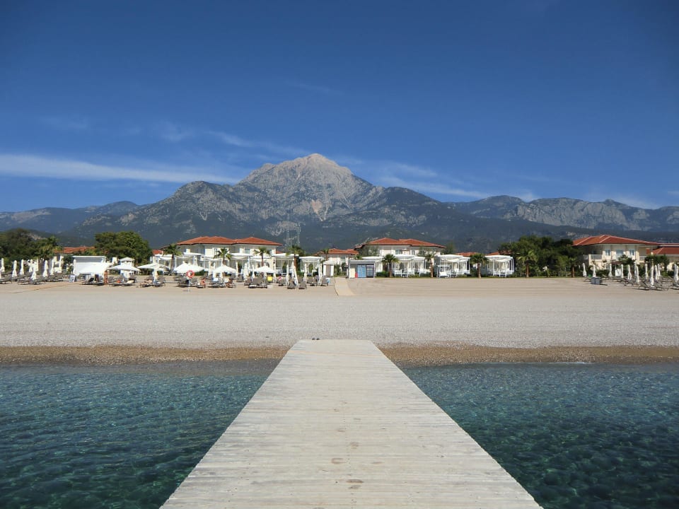 Blick vom einem Strandsteg Güral Premier Tekirova