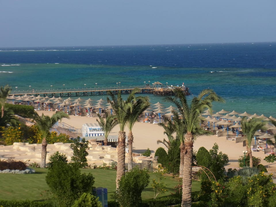 Kurzer Steg ins tiefe Wasser Fantazia Resort Marsa Alam