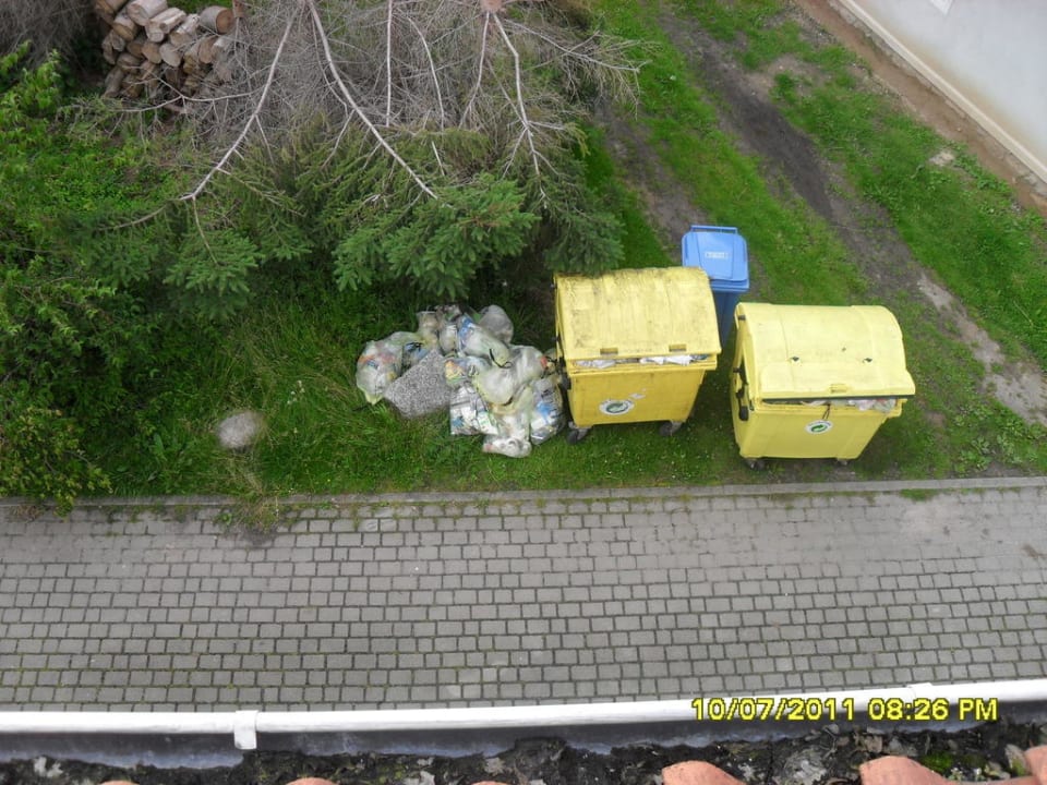 Ausblick vom Balkon Lieblingsplatz Bohlendorf