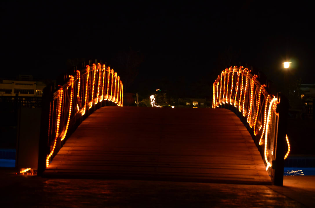 Nächtliche Beleuchtung Steigenberger ALDAU Beach Hotel