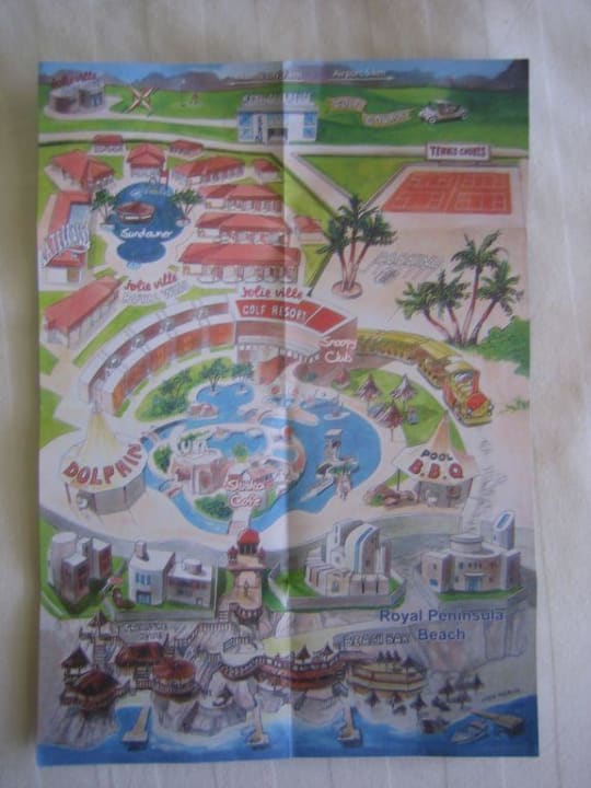 Schemadarstellung der Anlage Pickalbatros Golf Beach Resort