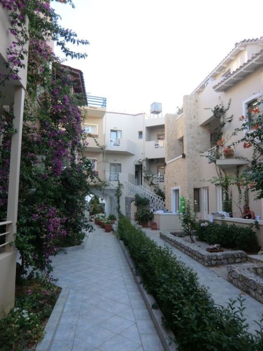 Eingang Nebengebäude Corissia Beach Hotel