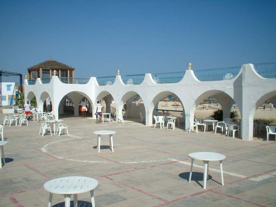 Terrasse am Tag The Club Hammamet