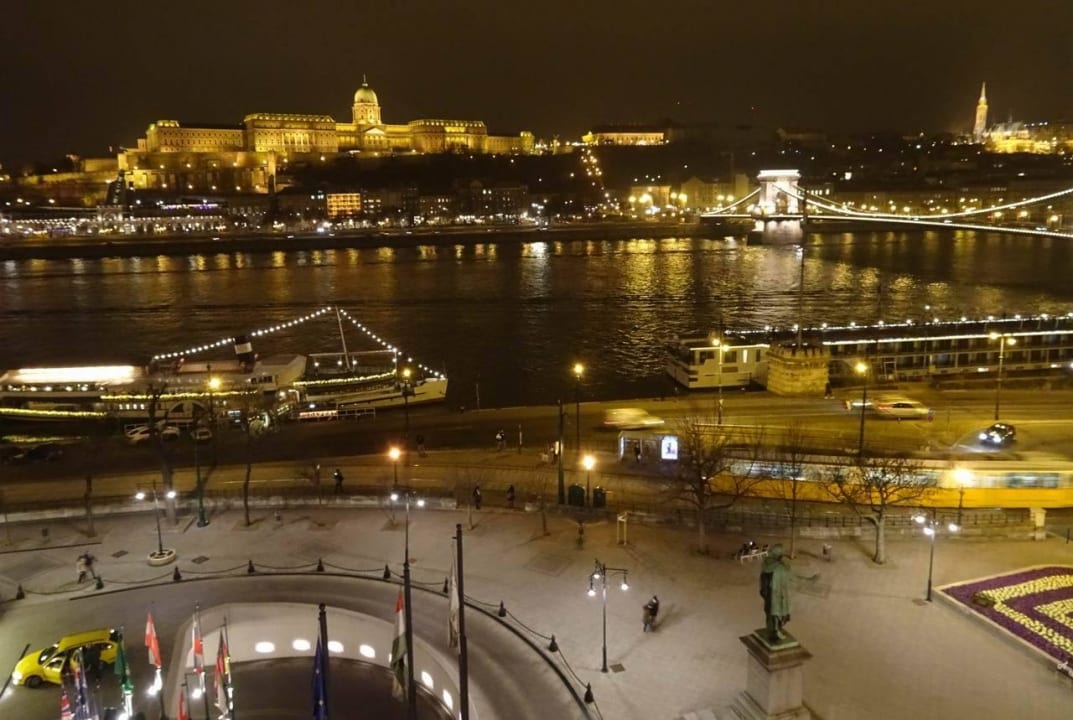 View from Deluxe room with river view #514 Sofitel Budapest Chain Bridge