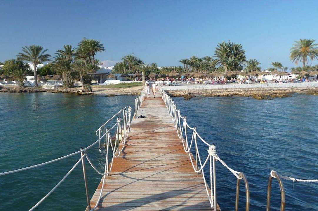 Hotel vom eigenen Steg aus Hotel El Mouradi Djerba Menzel