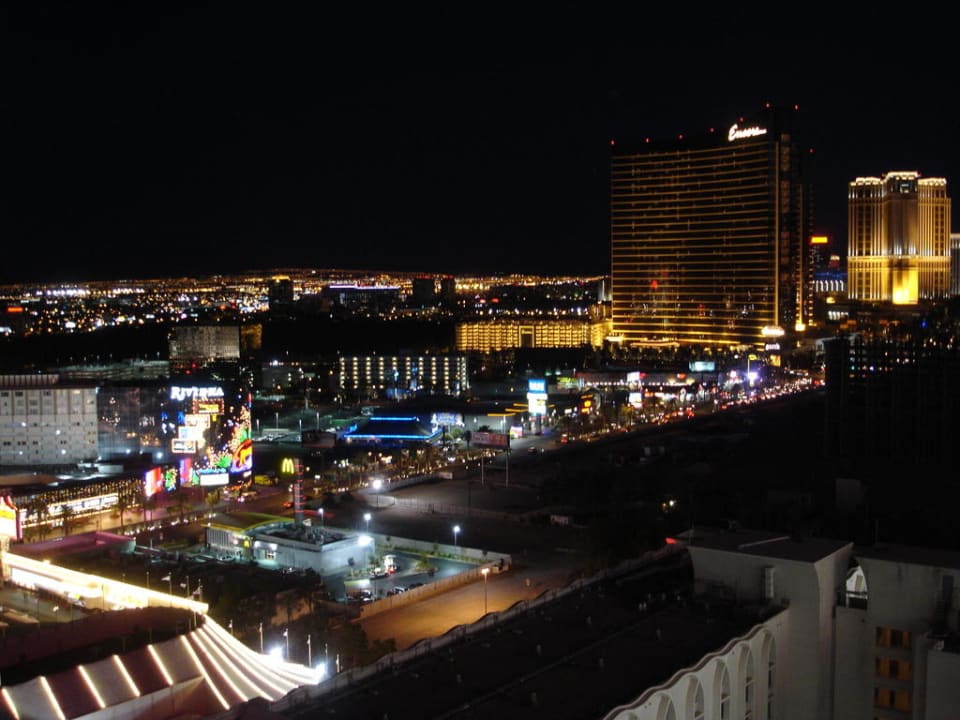 Blick vom Zimmer Hotel Circus Circus