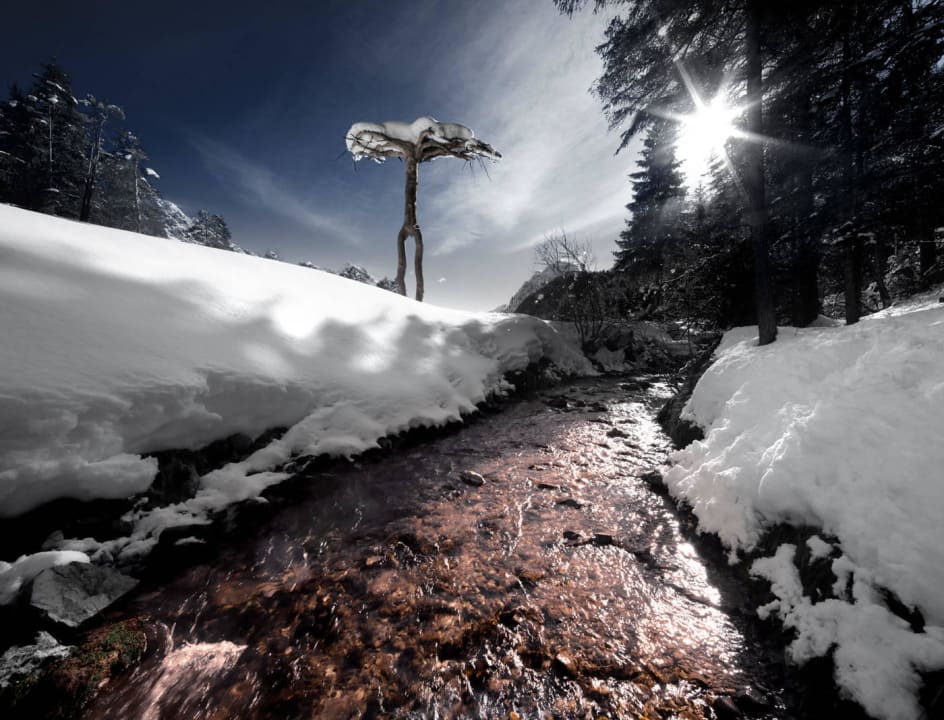 Unsere Berta am Sankt Vigiler Bach Aqua Bad Cortina - BIOhotel & Thermal Baths