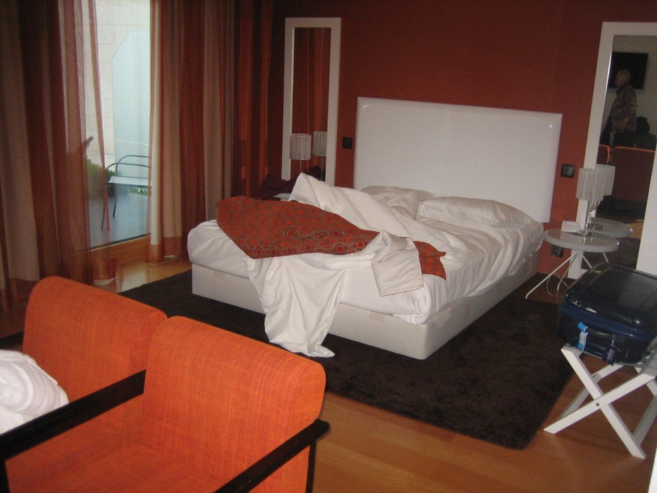 Ungemachtes "Grand Lit" Hotel Miramar Sul