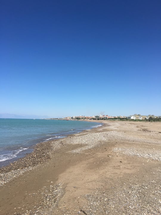 Ende des Sandstrandes Aydinbey Famous Resort