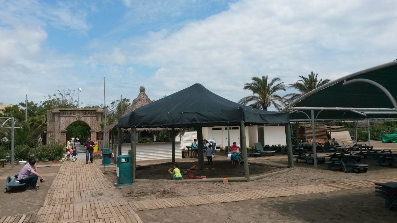 Blick vom Meer Richtung Hotel Belek Beach Resort Hotel