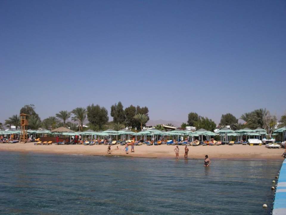 Vom Steg aus Ghazala Beach