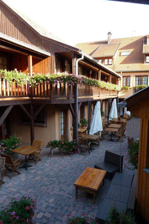 Innenbereich der Hostellerie The Originals Boutique, Hôtel La Ferme du Pape, Eguisheim