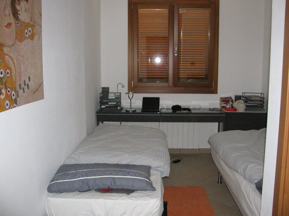 Eins der beiden Schlafzimmer Apartments Emmaus