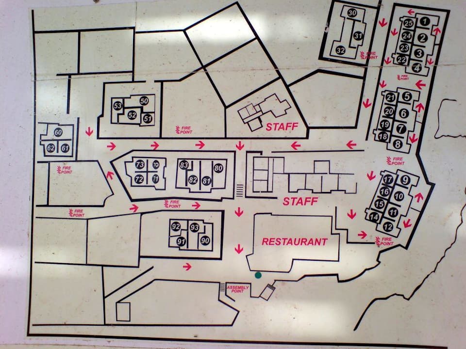 Lage der Bungalows Comino Hotel & Bungalows